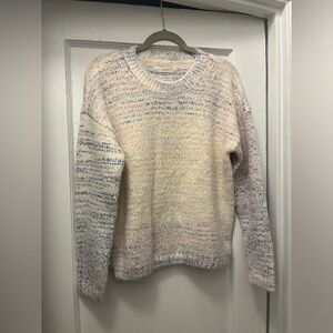 LOFT Colorful Spacedye Knit Sweater